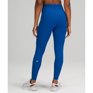 Lululemon Swift Speed high rise tights leggings 28" blue symphony 18.